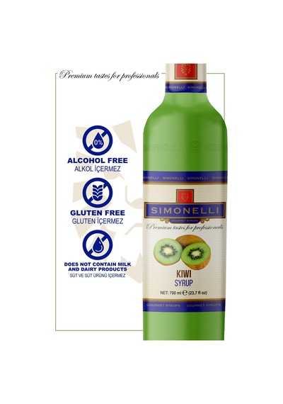 Simonelli Kivi Kahve Şurubu 700 ML + Pompa