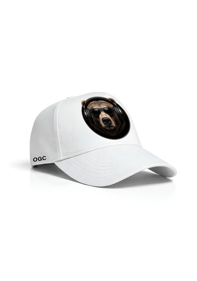 Ogc Ayı Unisex Şapka Beyaz