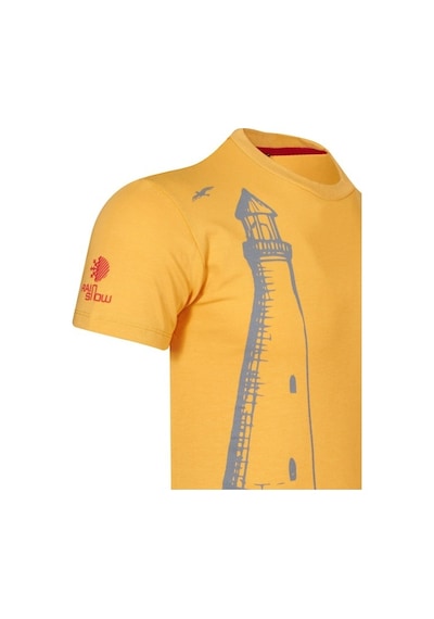 Raınsnow Erkek Sıfır Yaka T-Shirt-Sarı