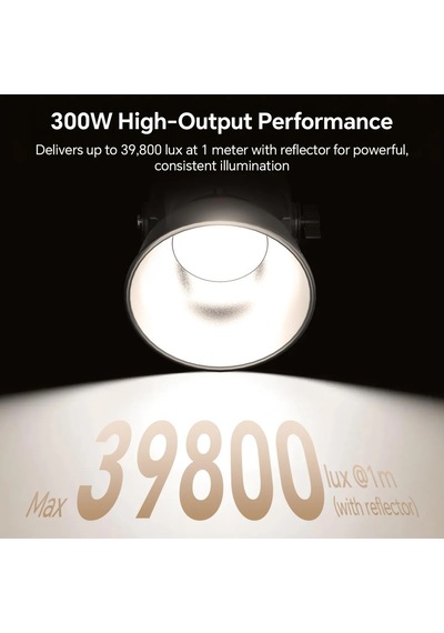 Photoolex Cone 300w Plus Cob Profesyonel Video Ve Stüdyo Işığı - Tf-ls-062pl