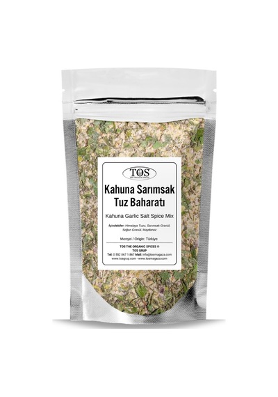 Tos The Organic Spices Kahuna Sarımsak Tuz Baharat Karışımı 500 G