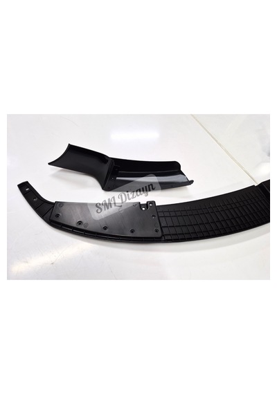Bmw F30 Ön Lip Ek 3 Parça Parlak Siyah 2012-2018 M Tampon Uyumlu
