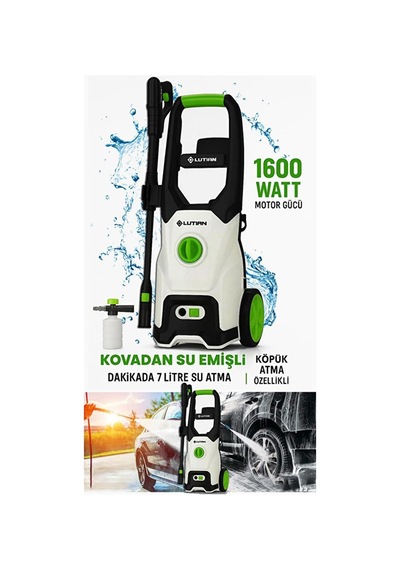 Lutian Lt518 1600w 130 Bar Yüksek Basınçlı Araba Yıkama Makinesi