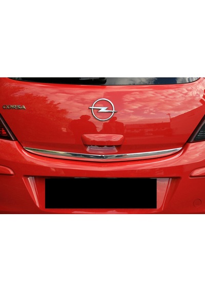 Opel Corsa D 2007-2014 Krom Bagaj Alt Çıta P.çelik
