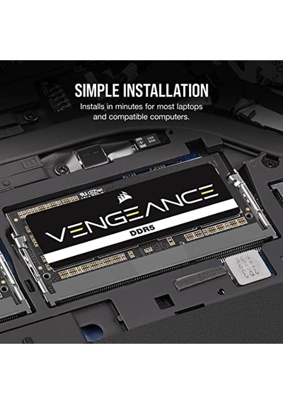 Vengeance Sodımm Ddr5 Ram 16gb 1x16gb 5600mhz Cl48 Intel Xmp Icue Uyumlu Bilgisayar Belleği - Siyah Cmsx16gx5m1a5600c4