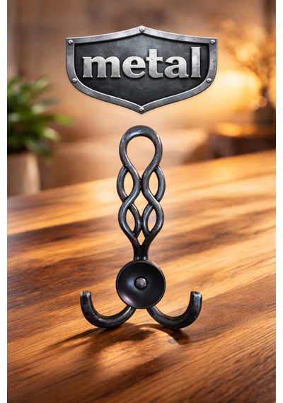 Metal Örgü Askı Antik Portmanto Vestiyer Duvar Dolap Elbise Mobilya Kapı Askısı Askılığı 10 Adet Altın Altın