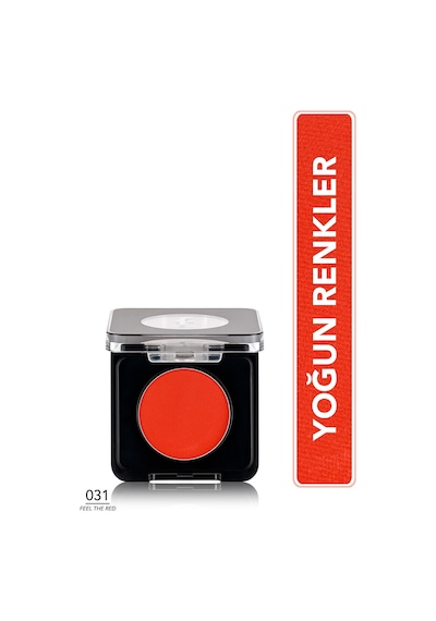 Flormar Mono Yüksek Pigmentli & Mat Bitişli Kompakt Göz Farı 031 Feel The Red