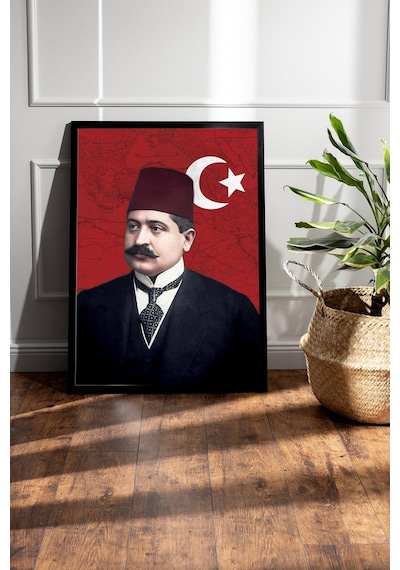 Talat Paşa Çerçeveli Tablo