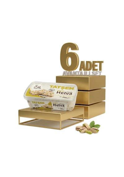 Tatşen Helva Fıstıklı 6x700 Gr