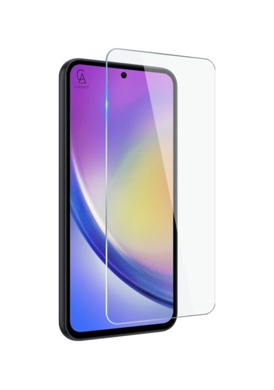 Samsung Galaxy A35 Uyumlu Köşe Dolgulu Anti Shock Telefon Kılıfı Ve Kırılmaz Cam Ekran Koruyucu