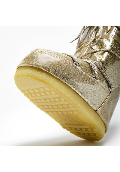 Bot Kar Kadın 80d1402850-b002 Moon Boot Icon Glitter Gold Altın