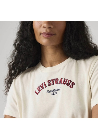 Levi's Graphıc Beyaz Kadın T-shirt - 008bx-0005