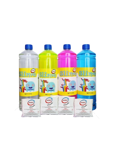 Akbel Zıp Zıp Oyun Jeli Seti 4 Renk 4X1 Kg