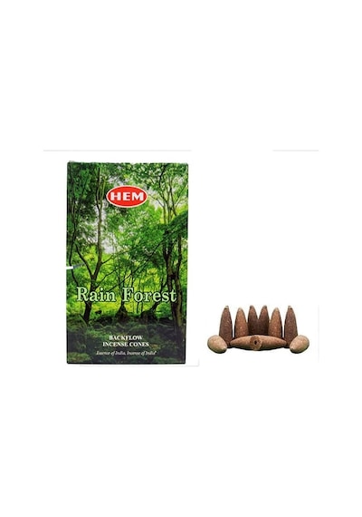 Hem Rain Forest Geri Akış Konik Tütsü 10 Adet