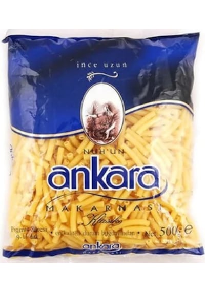 Nuh'un Ankara Makarnası Klasik İnce Uzun 5 x 500 G