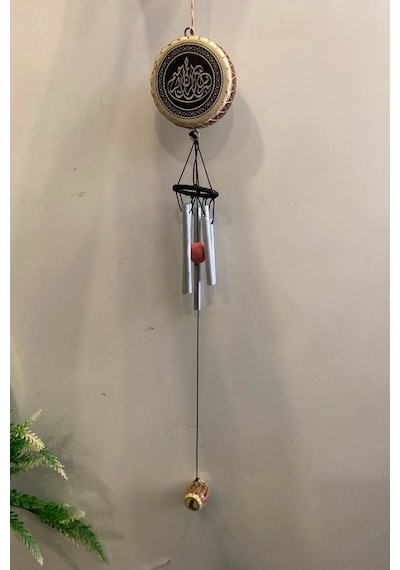Deprem Zili Rüzgar Çanı Allah Esma Ül Hüsna 5 Metal Boru