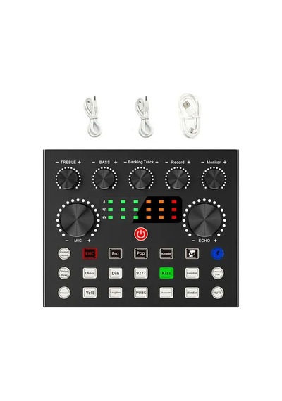 Lgt240 Filtreli Condenser Mikrofon V8s Live Plus Ses Kartı Ve Standlı Set