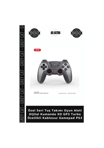 Özel Seri Tuş Takımı Oyun Aleti Dijital Kumanda Xo Gp3 Turbo Özellikli Kablosuz Gamepad Ps3