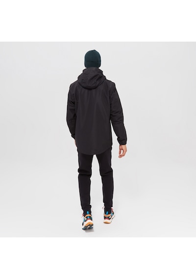 Jack Wolfskin Stormy Point 2l Erkek Siyah Su Geçirmez Mont Düz 1111142 Siyah