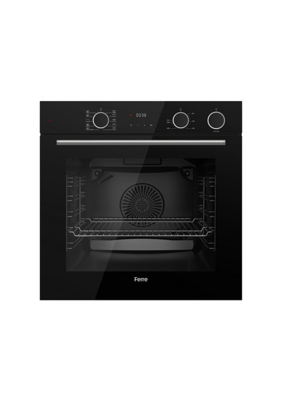 Ferre Fryart-Steamart SC Serisi Siyah 3'lü  XE64CS-SC205-D086 Ankastre Set