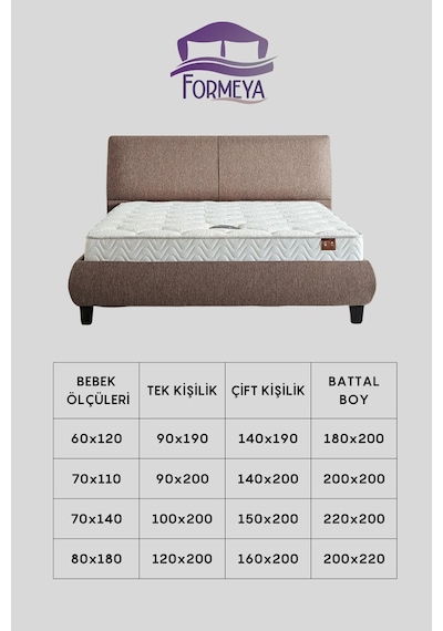 Formeya Alez %100 Pamuk Lastikli Su Sıvı Geçirmez Alez Beyaz