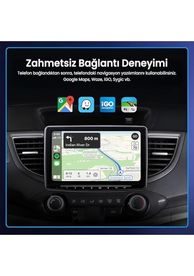 Bix Cb02 2.4g/5g Wifi Carplay Android Auto Kabloludan Kablosuza Çevirici Usb-a Usb-c Çift Uçlu Hibrit Adaptör