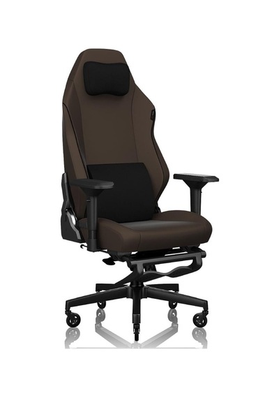 Exvega Pandora Kahve Napa Deri Profesyonel Ofis Ve Gaming Oyuncu Koltuğu Beyaz