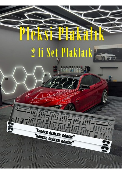 Sadece Ölüler Görür Yazılı Pleksi Plakalık