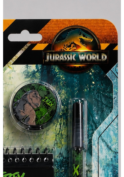 X Dekomus Lisanslı Jurassic World 4'lü Kırtasiye Seti Not Defteri,geçmeli Kurşun Kalem,silgi Ve Uç Seti Diğer