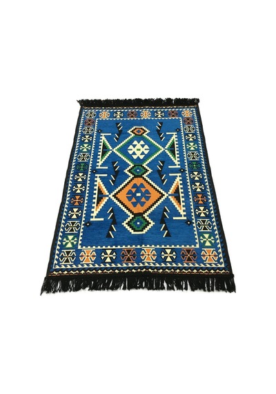 Shark Anadolu Kilim Mavi Renkli