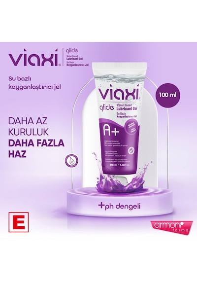 Viaxi Glide Su Bazlı Kayganlaştırıcı Jel A+ 100 ML