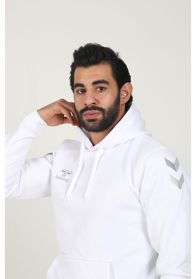 HUMMEL Armin Pamuklu Hoodie Beyaz