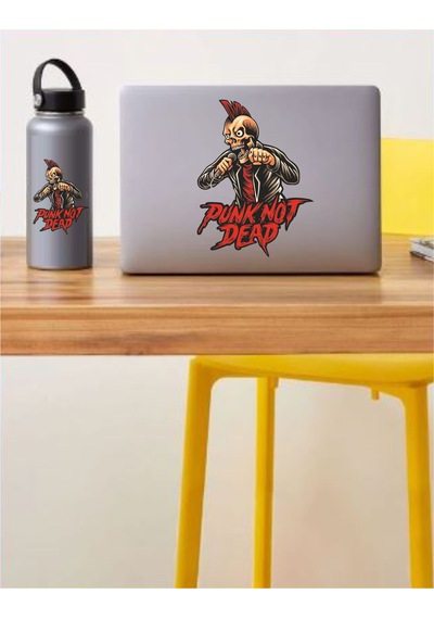 Punk Not Dead Punkçı Sticker - Araba Oto Motosiklet Karavan Sticker - 00033 30x23 Cm