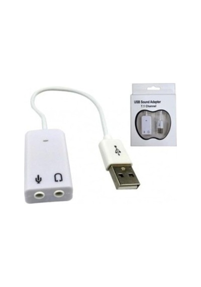 Tr Junglee 972 7.1 Usb Ses Kartı 3.5 Mm Jack Girişini Usb Ye Çeviren Aparat İle Uyumlu
