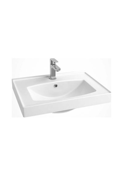 Creavit TF165.00 Dolap Uyumlu Düz Lavabo Beyaz 65 CM