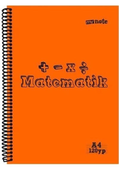 Mynote A4 Plastik Kapak Spiralli Derse Özel Defter Müzik 40 Yp