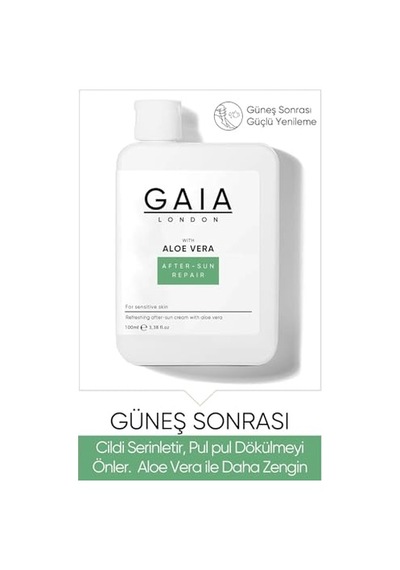 Tr Güneş Sonrası Aloe Veralı, Kızarıklığa, Soyulmaya, Pul Pul Dökülmeye Karşı 100ml Krem Jel