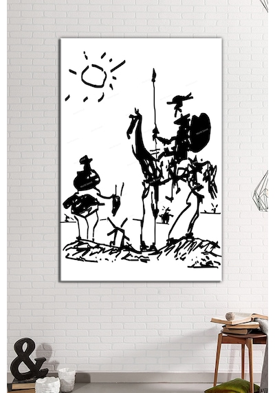 Pablo Picasso Don Kişot Don Quixote Kanvas Tablo 100 x 140