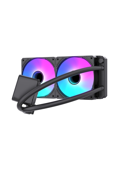 Ng-240c Nitro Cool 240mm Argb Fanlı Derece Göstergeli Sıvı Cpu Soğutucu Siyah