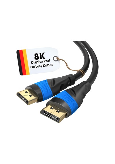 Kabeldirekt 8k Displayport Kablo 2,9m
