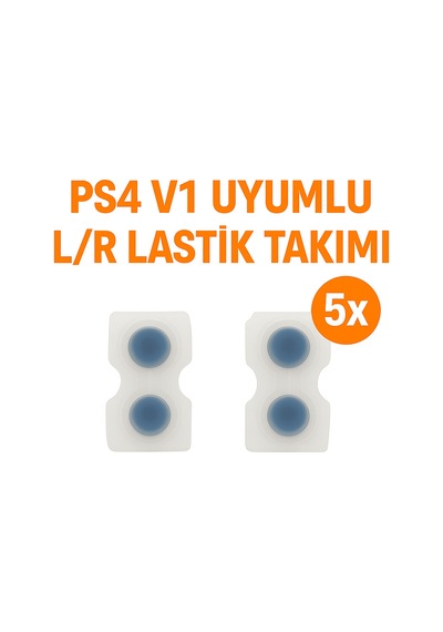 Ps4 V1 Kollar İle Uyumlu L/r Lastik Takımı 5 Takım 10 Adet