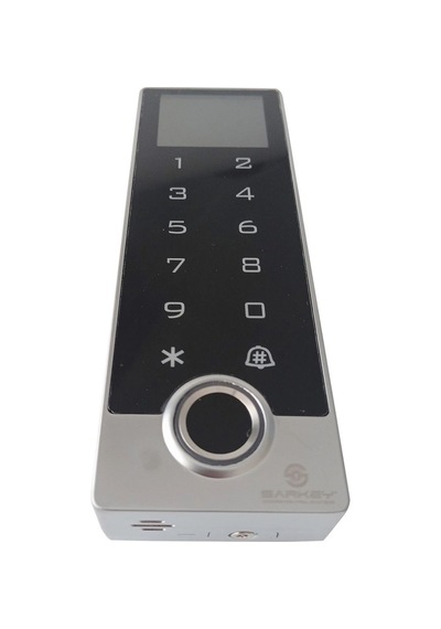 Sr-213 Lcd Em-w Parmak İzi Kart Şifre Okuyucu Lcd Ekranlı Ip68 Metal Kasa 125 Khz 5 Adet