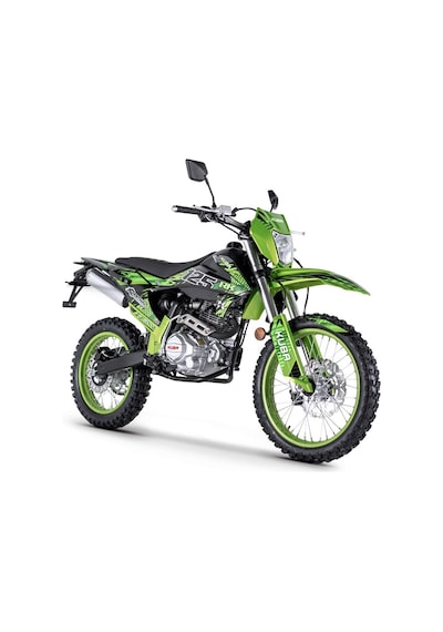 Kuba Race125 Cross Motosiklet Yeşil