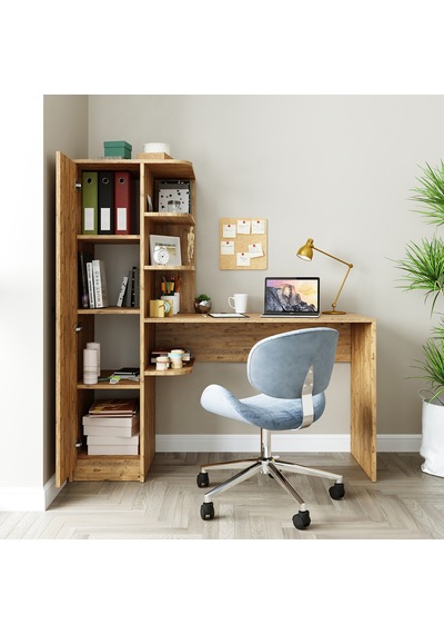 Roma Raflı Çalışma Masası , Çalışma Ofis Masası Sol Atlantik Çam Roma Raflı Çalışma Masası , Çalışma Ofis Masası Sol Atlantik Çam
