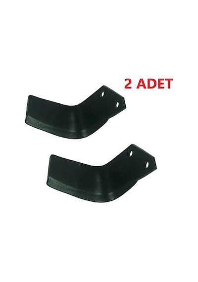 Tarım Makina Rötovatör L Tip Bıçak Alabora Sağ-sol-2 Adet - 7 Mm +3 Cm Uzun