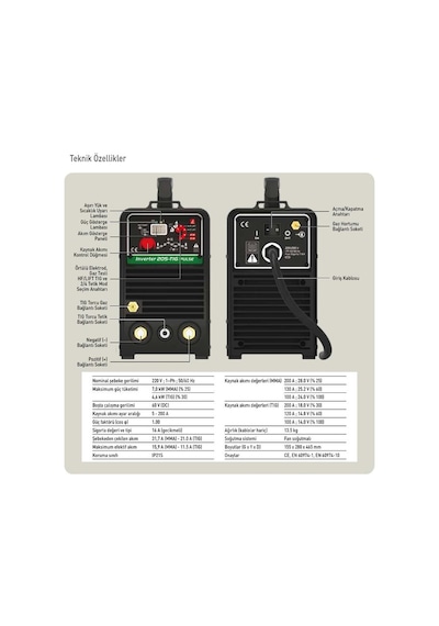 Askaynak Inverter 205 - Tıg/pulse Kaynak Makinesi