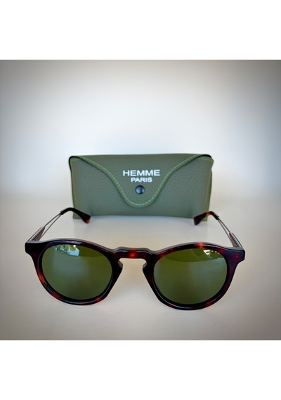 Hemme Paris He9025s C4 Unisex Güneş Gözlüğü Kahverengi - Leopar