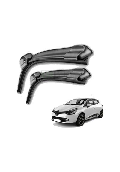Renault Clio 4 Ön Cam Silecek Süpürgesi Takımı 2012 - 2020 Clio 4 Sağ Sol Ön Silecek