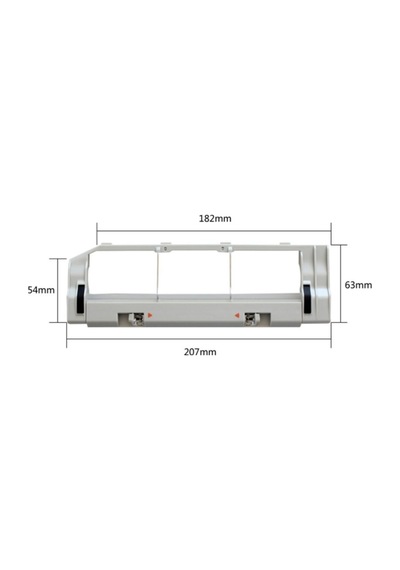 Roborock Uyumlu E35 E25 E20 S50 S6 S51 S5 Max Vacuum Cleaner Ana Fırça Kapağı