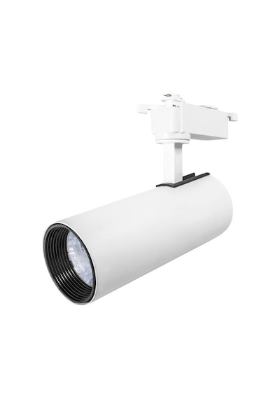 Alüminyum Gövde 30 Watt 3000 Kelvin Gün Işığı Ledli Çok Kaliteli Ray Spot , Led Armatür Ray Hariç Beyaz